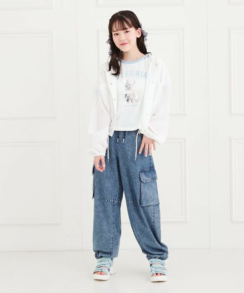 PINK-latte / ピンク ラテ パンツ | デニムバレルカーゴパンツ | 詳細13