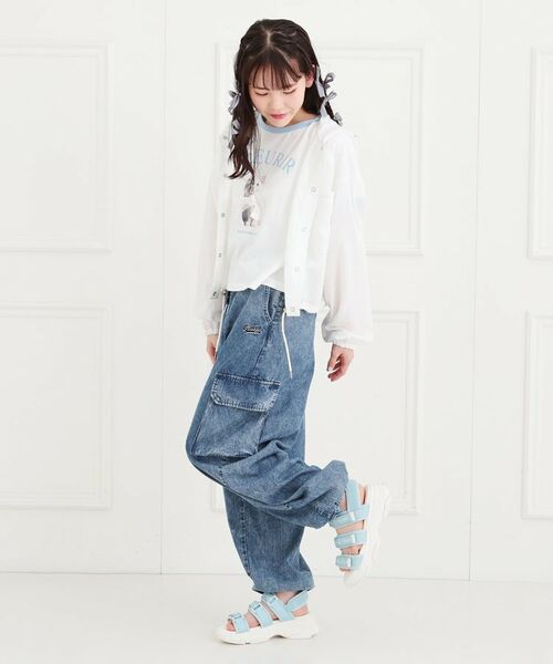 PINK-latte / ピンク ラテ パンツ | デニムバレルカーゴパンツ | 詳細15