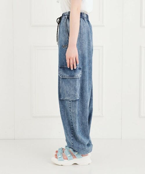 PINK-latte / ピンク ラテ パンツ | デニムバレルカーゴパンツ | 詳細2