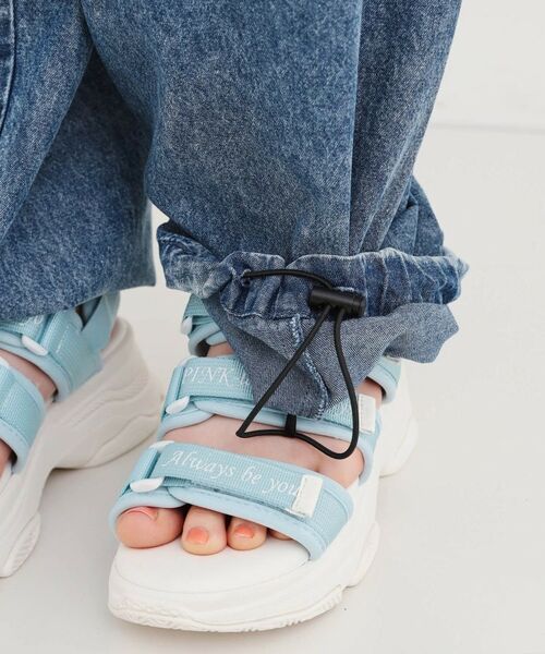 PINK-latte / ピンク ラテ パンツ | デニムバレルカーゴパンツ | 詳細7