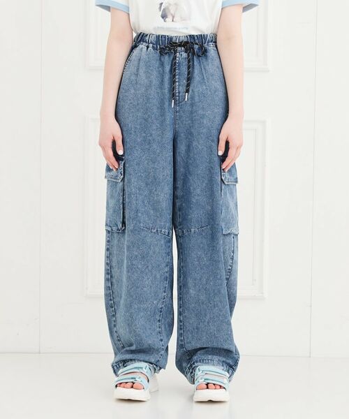PINK-latte / ピンク ラテ パンツ | デニムバレルカーゴパンツ | 詳細8