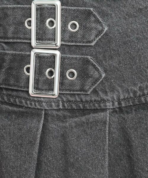 PINK-latte / ピンク ラテ ミニ・ひざ丈スカート | インパン付きダブルベルト風裾プリーツスカート | 詳細15