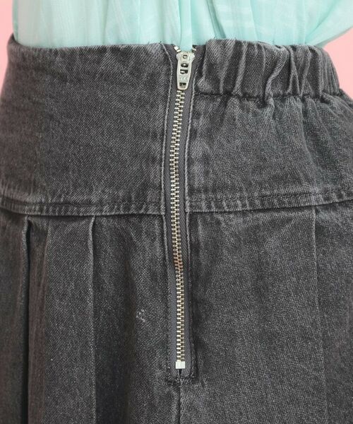 PINK-latte / ピンク ラテ ミニ・ひざ丈スカート | インパン付きダブルベルト風裾プリーツスカート | 詳細5