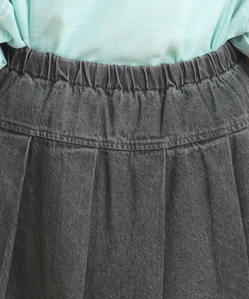 PINK-latte / ピンク ラテ ミニ・ひざ丈スカート | インパン付きダブルベルト風裾プリーツスカート | 詳細6