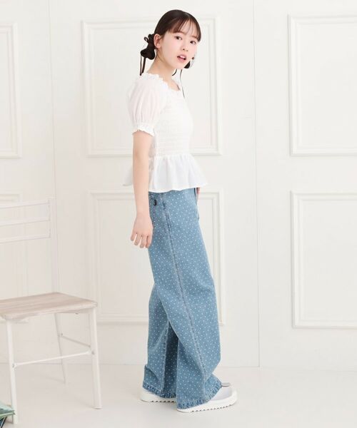 PINK-latte / ピンク ラテ シャツ・ブラウス | 2WAYシャーリングブラウス | 詳細10