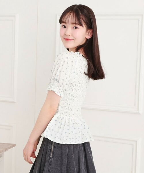 PINK-latte / ピンク ラテ シャツ・ブラウス | 2WAYシャーリングブラウス | 詳細12