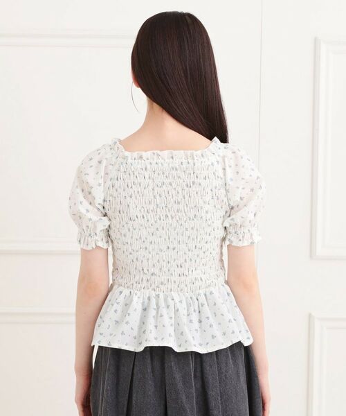 PINK-latte / ピンク ラテ シャツ・ブラウス | 2WAYシャーリングブラウス | 詳細3