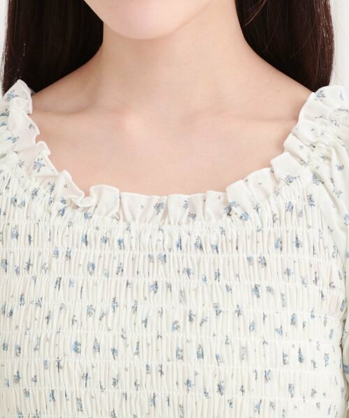 PINK-latte / ピンク ラテ シャツ・ブラウス | 2WAYシャーリングブラウス | 詳細4