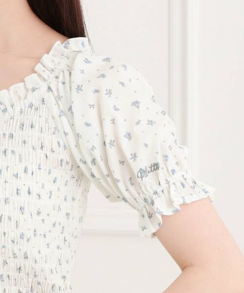 PINK-latte / ピンク ラテ シャツ・ブラウス | 2WAYシャーリングブラウス | 詳細5