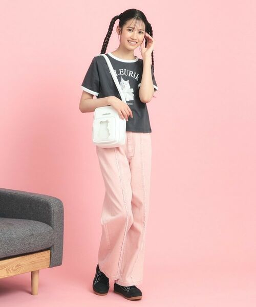 PINK-latte / ピンク ラテ ショルダーバッグ | くまちゃんショルダーバッグ | 詳細2