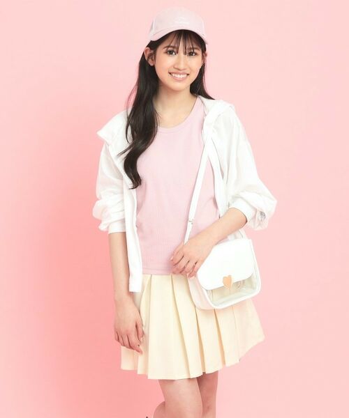 PINK-latte / ピンク ラテ ショルダーバッグ | ハートバックルPVCショルダーバッグ | 詳細1