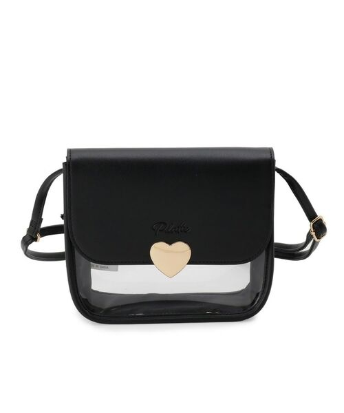 PINK-latte / ピンク ラテ ショルダーバッグ | ハートバックルPVCショルダーバッグ | 詳細10