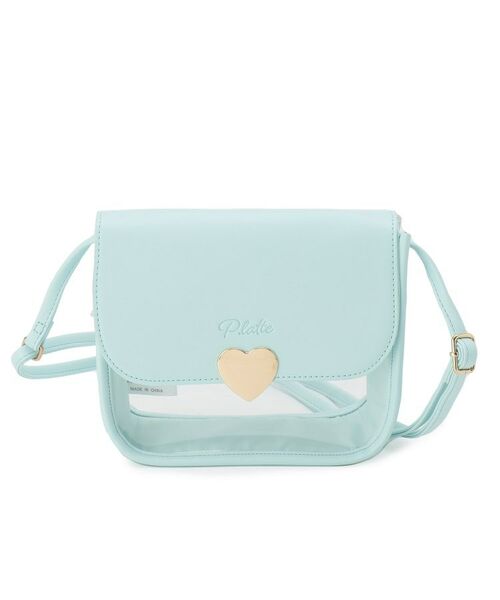 PINK-latte / ピンク ラテ ショルダーバッグ | ハートバックルPVCショルダーバッグ | 詳細12