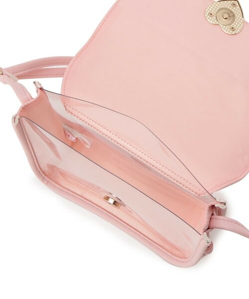 PINK-latte / ピンク ラテ ショルダーバッグ | ハートバックルPVCショルダーバッグ | 詳細18