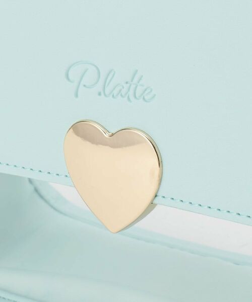 PINK-latte / ピンク ラテ ショルダーバッグ | ハートバックルPVCショルダーバッグ | 詳細21