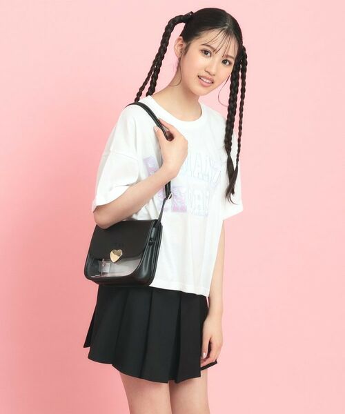 PINK-latte / ピンク ラテ ショルダーバッグ | ハートバックルPVCショルダーバッグ | 詳細3