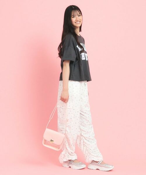 PINK-latte / ピンク ラテ ショルダーバッグ | ハートバックルPVCショルダーバッグ | 詳細8