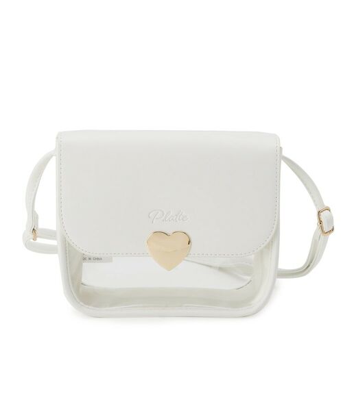 PINK-latte / ピンク ラテ ショルダーバッグ | ハートバックルPVCショルダーバッグ | 詳細9
