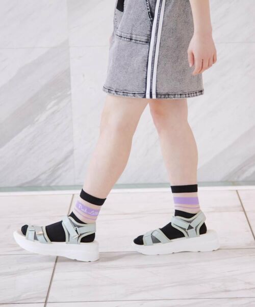 PINK-latte/ピンク ラテ メッシュベルトサンダル ミント(091) 03(24.0~24.5cm) PINK-latte/ピンク ラテ メッシュベルトサンダル ミント(091) 03(24.0~24.5cm)