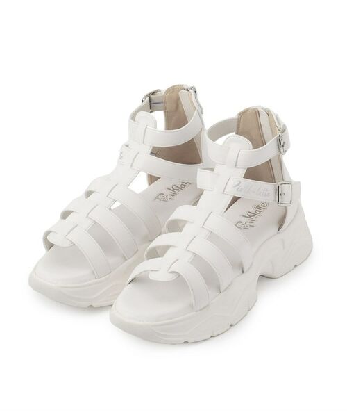 PINK-latte / ピンク ラテ サンダル | フラットソールサンダル(アイボリー(004))