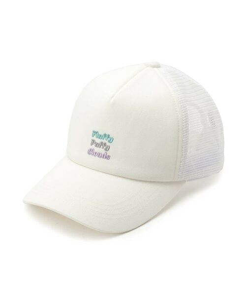 PINK-latte/ピンク ラテ 刺繍メッシュキャップ アイボリー(004) 00 PINK-latte/ピンク ラテ 刺繍メッシュキャップ アイボリー(004) 00