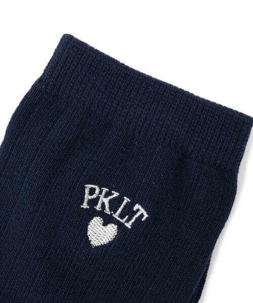 PINK-latte / ピンク ラテ ソックス | ハートロゴ刺繍スクールショート | 詳細4