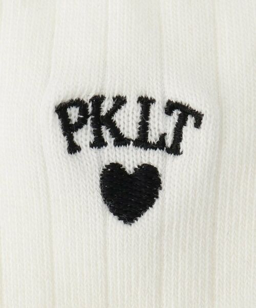 PINK-latte / ピンク ラテ ソックス | ハートロゴ刺繍スクールショート | 詳細6