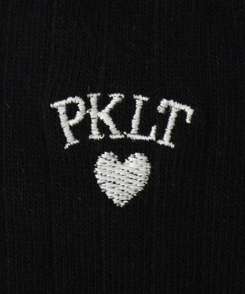 PINK-latte / ピンク ラテ ソックス | ハートロゴ刺繍スクールショート | 詳細7