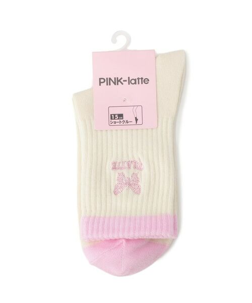 PINK-latte / ピンク ラテ ソックス | バタフライ刺繍ショートソックス | 詳細3