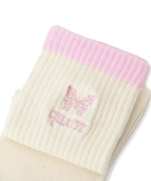 PINK-latte / ピンク ラテ ソックス | バタフライ刺繍ショートソックス | 詳細6