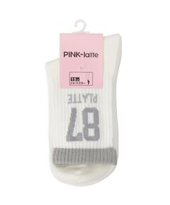 PINK-latte / ピンク ラテ ソックス | ナンバリングロゴショート