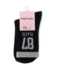 PINK-latte / ピンク ラテ ソックス | ナンバリングロゴショート