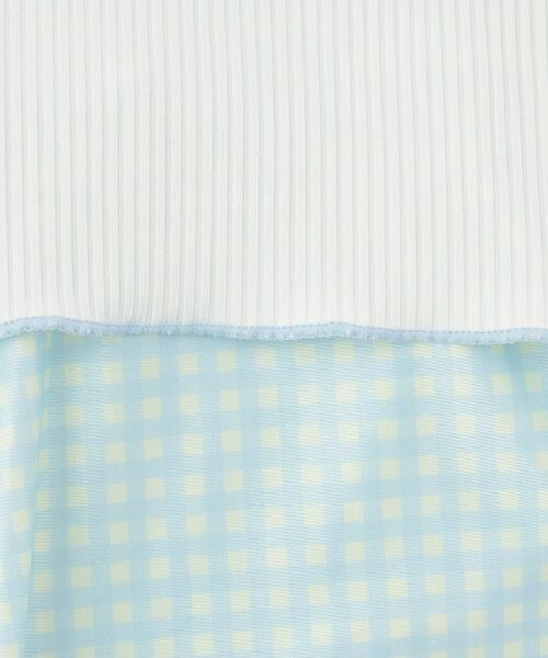 PINK-latte / ピンク ラテ 水着・スイムグッズ | リブT付ギンガムチェックワンピース | 詳細11