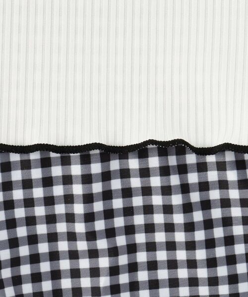 PINK-latte / ピンク ラテ 水着・スイムグッズ | リブT付ギンガムチェックワンピース | 詳細12