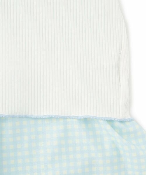 PINK-latte / ピンク ラテ 水着・スイムグッズ | リブT付ギンガムチェックワンピース | 詳細7
