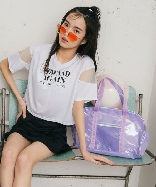 PINK-latte / ピンク ラテ 水着・スイムグッズ | 袖スリットT付タンキニ4点セット | 詳細2