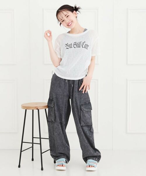 PINK-latte / ピンク ラテ その他トップス | 【セットアイテム】透かし編みドロストトップス+タンク | 詳細12