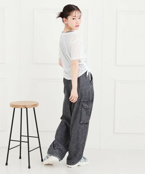 PINK-latte / ピンク ラテ その他トップス | 【セットアイテム】透かし編みドロストトップス+タンク | 詳細13