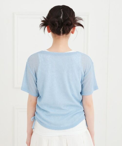 PINK-latte / ピンク ラテ その他トップス | 【セットアイテム】透かし編みドロストトップス+タンク | 詳細3