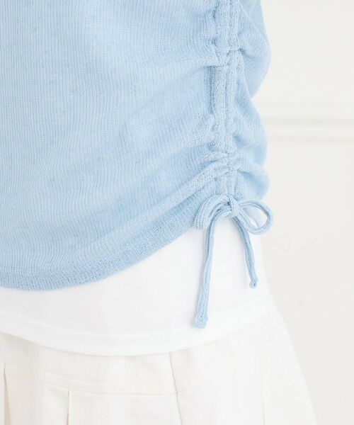 PINK-latte / ピンク ラテ その他トップス | 【セットアイテム】透かし編みドロストトップス+タンク | 詳細6