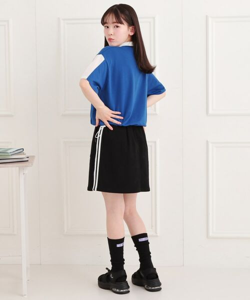 PINK-latte / ピンク ラテ カットソー | メッシュ切替ハーフジッププルオーバー | 詳細20