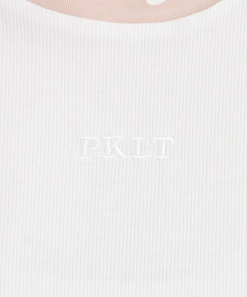 PINK-latte / ピンク ラテ カットソー | シアーレイヤード風テレコトップス | 詳細10