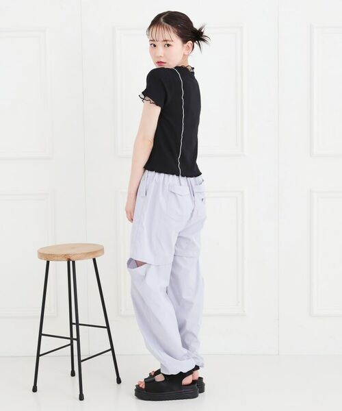 PINK-latte / ピンク ラテ カットソー | シアーレイヤード風テレコトップス | 詳細13