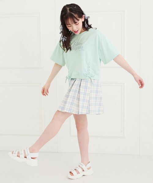 PINK-latte / ピンク ラテ Tシャツ | レースアップTシャツ | 詳細12