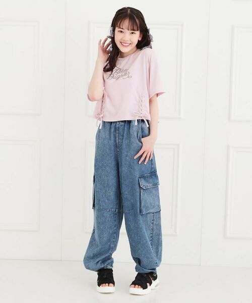 PINK-latte / ピンク ラテ Tシャツ | レースアップTシャツ | 詳細16