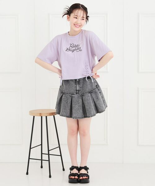 PINK-latte / ピンク ラテ Tシャツ | レースアップTシャツ | 詳細20