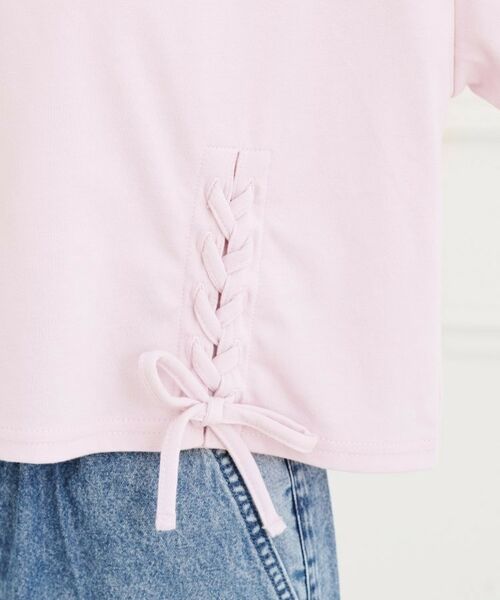 PINK-latte / ピンク ラテ Tシャツ | レースアップTシャツ | 詳細6