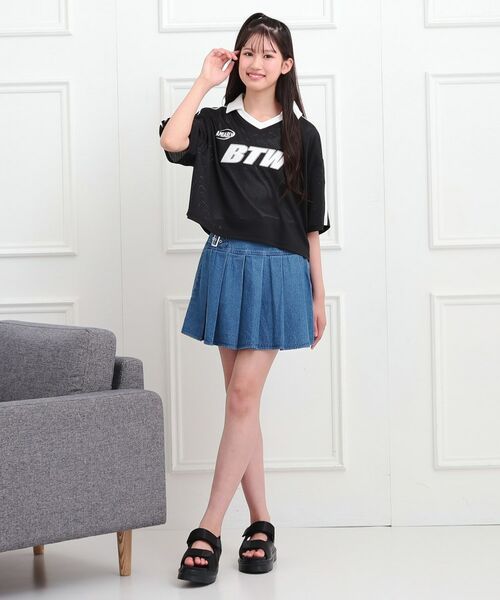 PINK-latte / ピンク ラテ その他トップス | 【セットアイテム】衿付きVネックメッシュT＋タンクセット | 詳細12