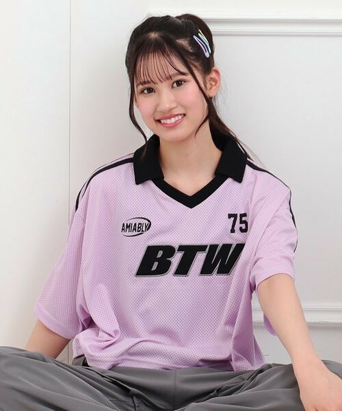 PINK-latte / ピンク ラテ その他トップス | 【セットアイテム】衿付きVネックメッシュT＋タンクセット | 詳細15