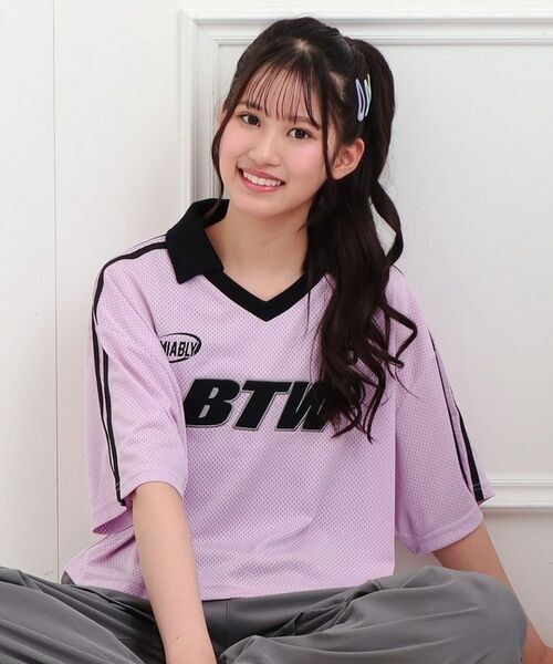 PINK-latte / ピンク ラテ その他トップス | 【セットアイテム】衿付きVネックメッシュT＋タンクセット | 詳細16